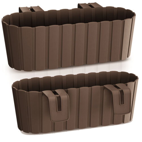 Doniczka Boardee, doniczka z uchwytem na balustradę