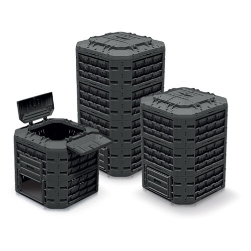 Kompostownik Compogreen Vario kompostownik przydomowy właz górny do wrzucania odpadków